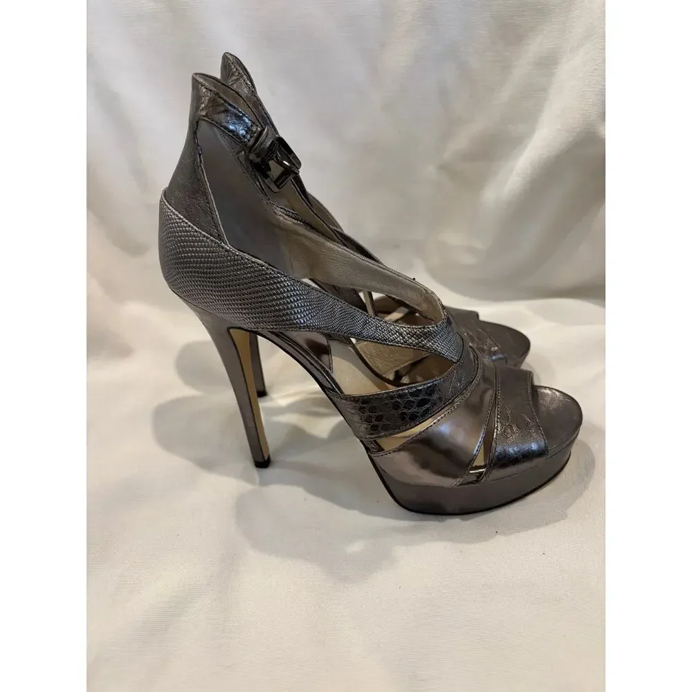 Michael Kors Platform Sandals High Heels Size 8 READ